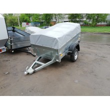 ССТ - 7132-03 (”ЕВРОПА”) 190х122х90 тент 40 см “домик” + доп. борта